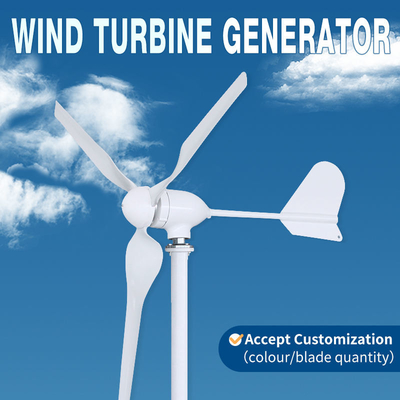Güçlü 600W üç kanatlı Rüzgar Türbini Jeneratörü