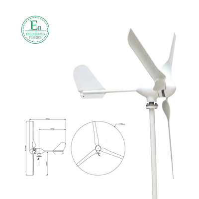 Rüzgar Enerjisi Sistemi 600W Rüzgar Türbini Jeneratörü 55m / S Döküm Alüminyum Alaşımlı Kasa